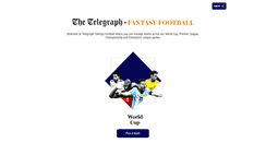 Desktop Screenshot of fantasyfootball.telegraph.co.uk