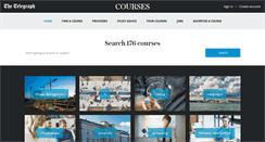 Desktop Screenshot of courses.telegraph.co.uk